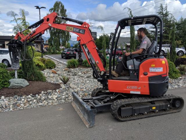 Rental store for Excavator, Kubota U35 w Hyd. Breaker in Mount Vernon WA