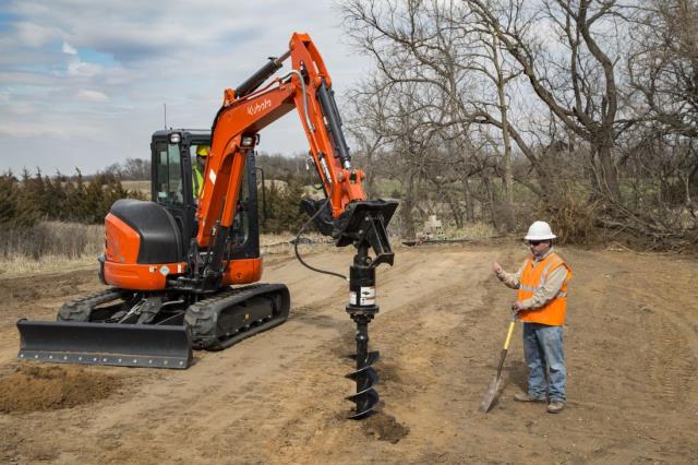 Rental store for Excavator, Kubota U35 w Auger in Mount Vernon WA