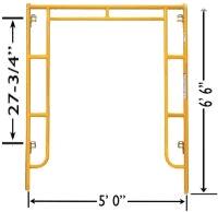 Rental store for Scaffold Frame, 6 6  x 5 in Mount Vernon WA