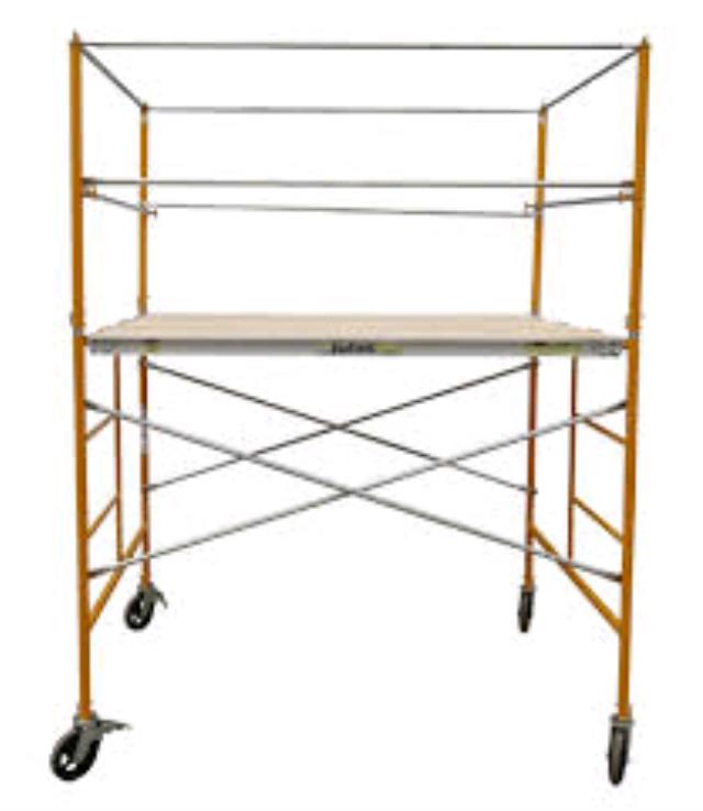 Rental store for Scaffold Pkg, 5 H x 10 L w Wheels in Mount Vernon WA