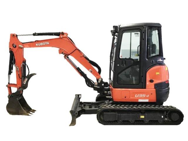 Rental store for Excavator, Kubota U35 CAB, w Thumb, 8800 in Mount Vernon WA